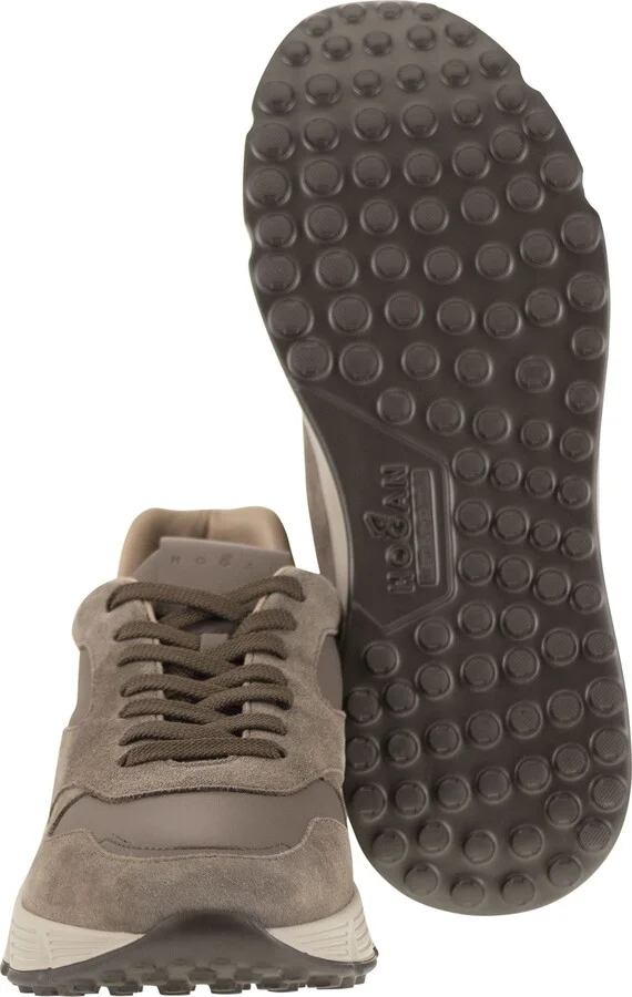 Hyperlight Trainers In Suede And Fabric - Image 5