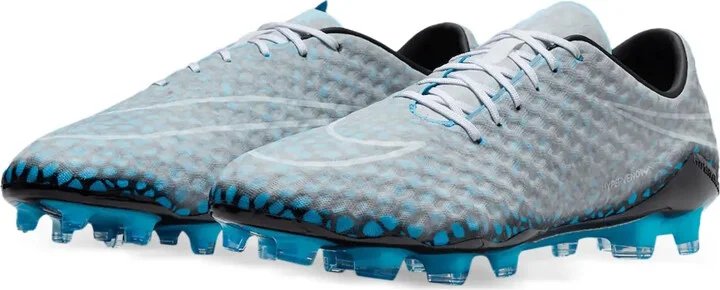 Hypervenom Phantom 1 FG "Black/Blue Fury/Black" cleats