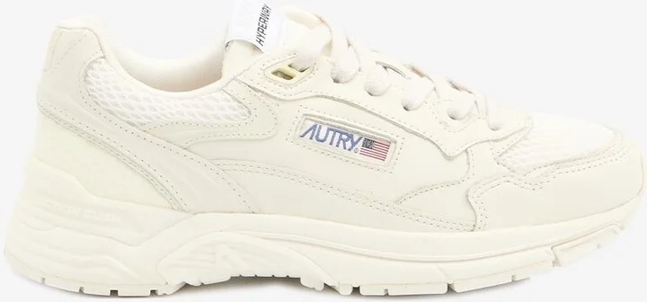 Hyperway Leather Low-Top Sneakers