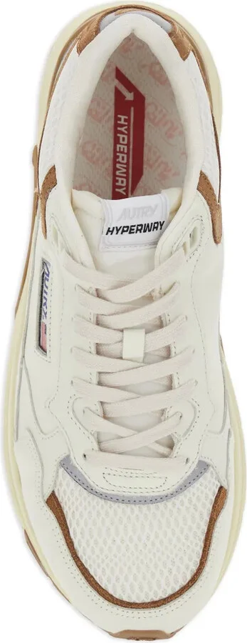 Hyperway logo-patch sneakers - Image 4