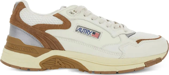 Hyperway logo-patch sneakers