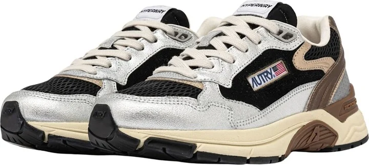 Hyperway Low Mlea Su Mesh Silv Blk - Image 2