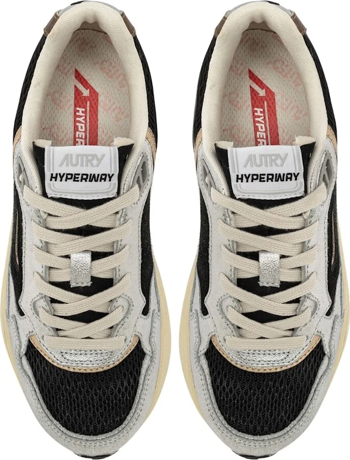 Hyperway Low Mlea Su Mesh Silv Blk - Image 5