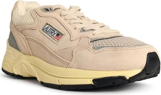'hyperway Low' Sandand Silver Mesh And Suede Sneakers - Image 2