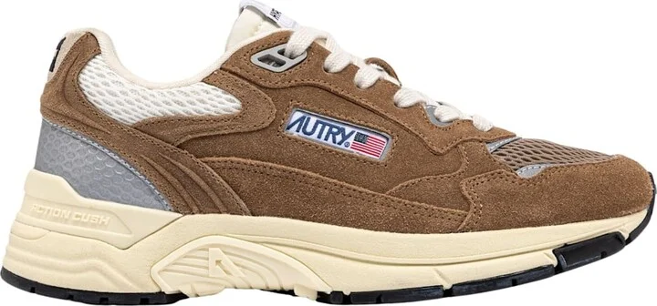 Hyperway Low Suede Mesh Cigar Silv