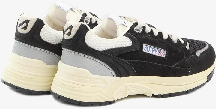Hyperway Suede and Mesh Sneakers - Image 2