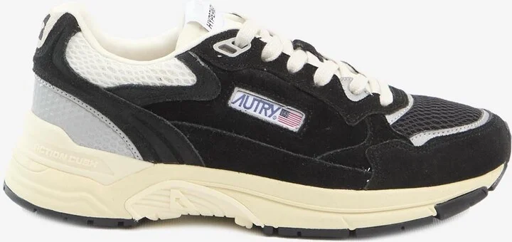 Hyperway Suede and Mesh Sneakers