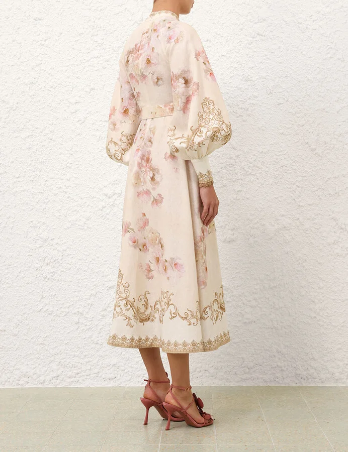 Hypnotic Buttoned Midi Dress - Image 4