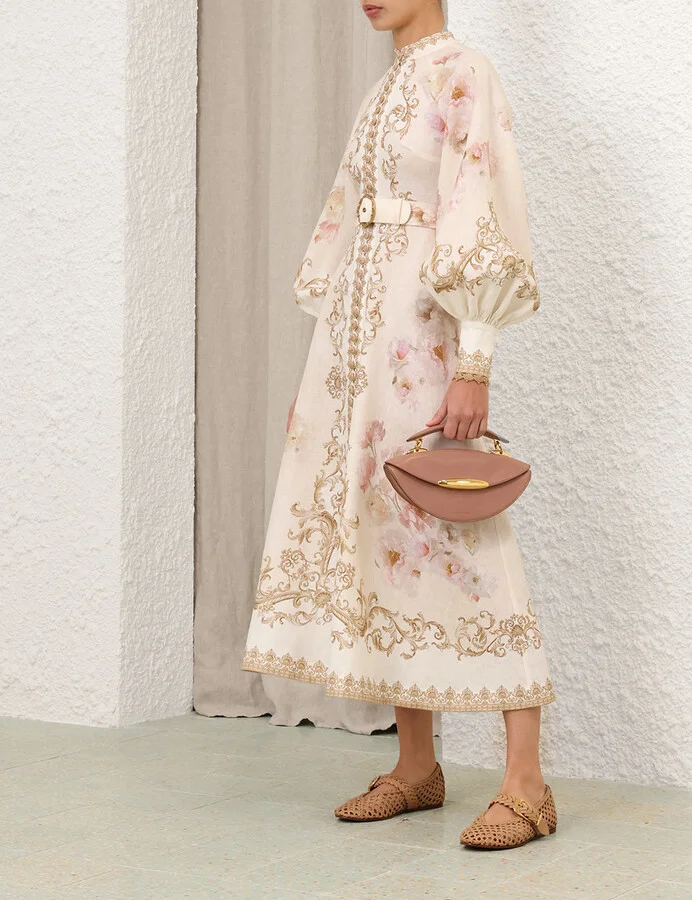 Hypnotic Buttoned Midi Dress - Image 8