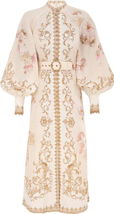 Hypnotic Buttoned Midi Dress