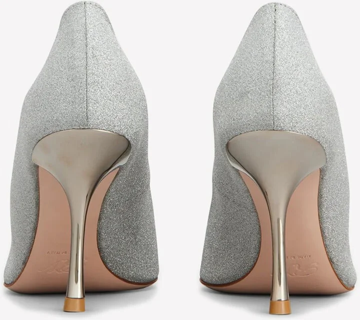 I Love Vivier 85 Glittered Heeled Pumps - Image 2