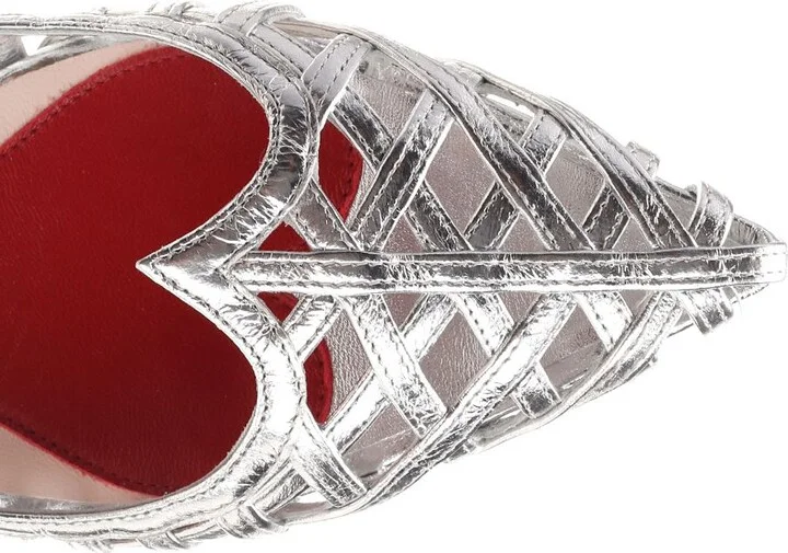'i Love Vivier' Silver Pump - Image 4