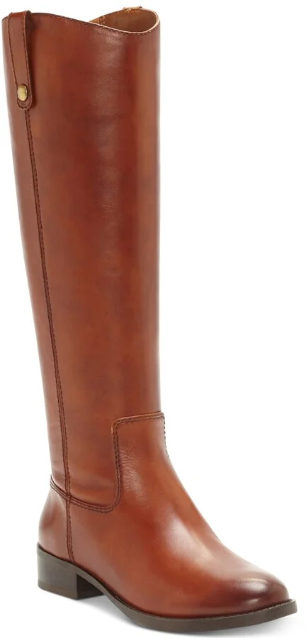 I.n.c. International Concepts Fawne Wide-Calf Leather Knee High Boots, Created for Macy's