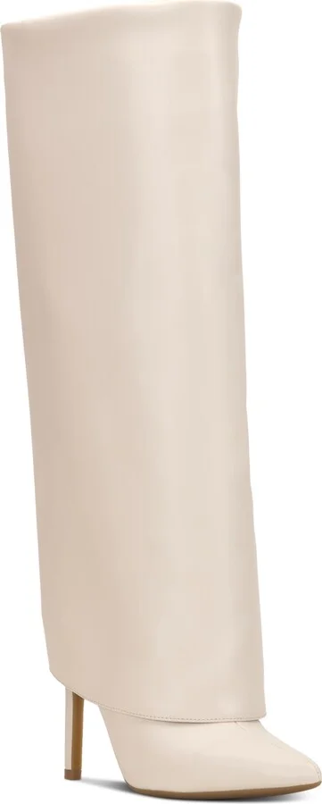 I.n.c. International Concepts Skylar Wide-Calf Fold Over Cuffed Knee High Boots, Created for Macy's