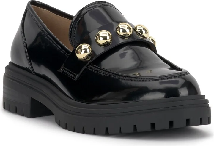 I.n.c. International Concepts Women's Brea Chain-Trim Lug Sole Loafers, Created for Macy's