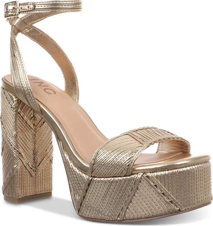 I.n.c. International Concepts Women's Cindyy Platform Sandals, Exclusively at Macy's