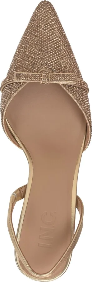 I.n.c. International Concepts Women's Gelsey Slingback Kitten-Heel Pumps, Created for Macy's - Image 4