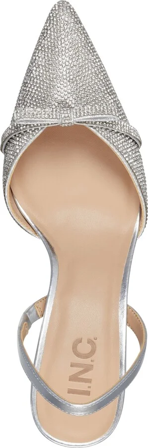 I.n.c. International Concepts Women's Gelsey Slingback Kitten-Heel Pumps, Created for Macy's - Image 9