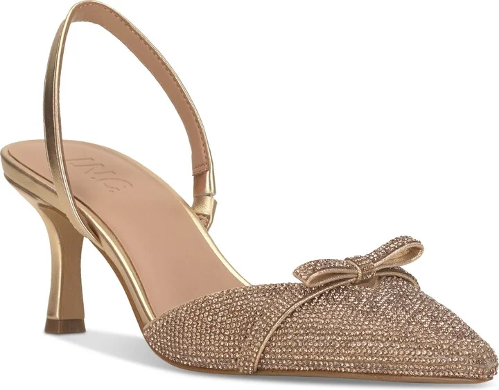 I.n.c. International Concepts Women's Gelsey Slingback Kitten-Heel Pumps, Created for Macy's