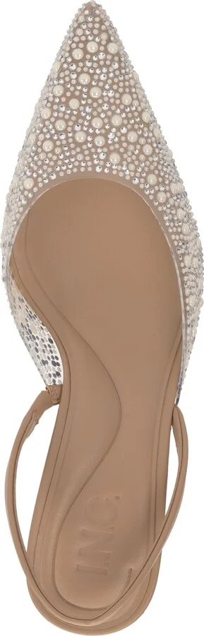 I.n.c. International Concepts Women's Geosepa Halter Pumps, Created for Macy's - Pearl/Bling - Image 5