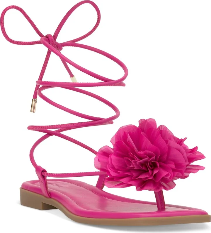 I.n.c. International Concepts Women's Gilma Flower Flat Sandals, Created for Macy's
