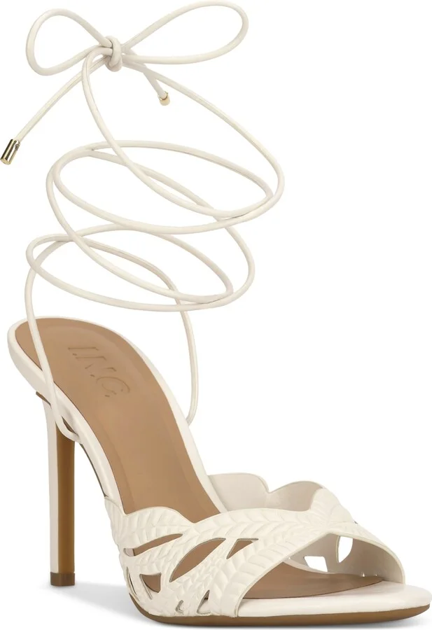 I.n.c. International Concepts Women's Hassana Strappy Lace-Up Dress Sandals, Exclusively at Macy's