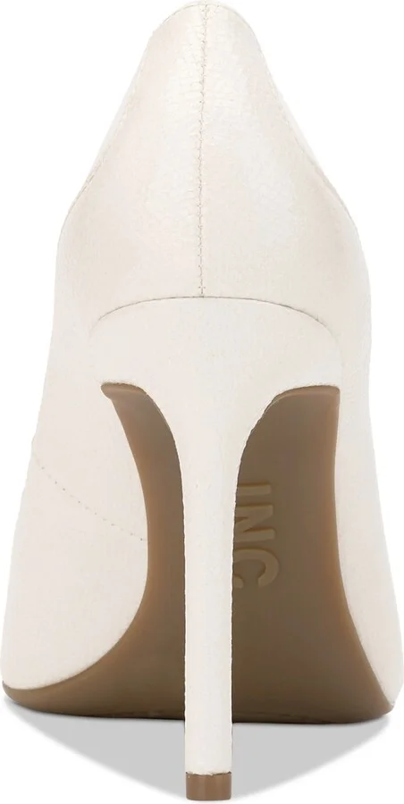 I.n.c. International Concepts Women's Kajari Vinyl Pumps, Exclusively at Macy's - White/Clear - Image 3