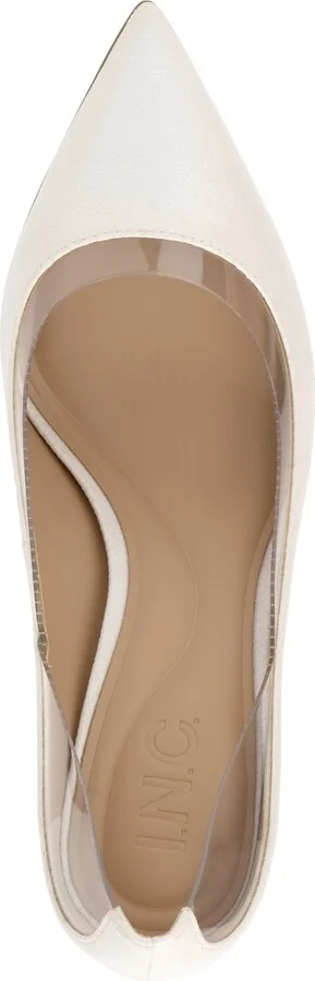 I.n.c. International Concepts Women's Kajari Vinyl Pumps, Exclusively at Macy's - White/Clear - Image 4