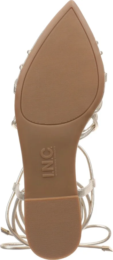 I.n.c. International Concepts Women's Kharmaa Lace-up Flat Sandals, Exclusively at Macy's - Image 10