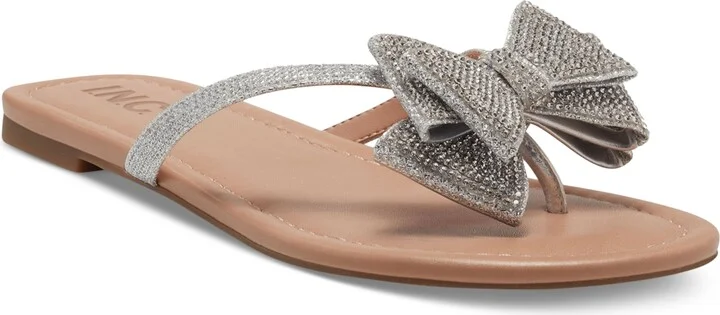 I.n.c. International Concepts Women's Mabae Bow Flat Sandals, Created for Macy's