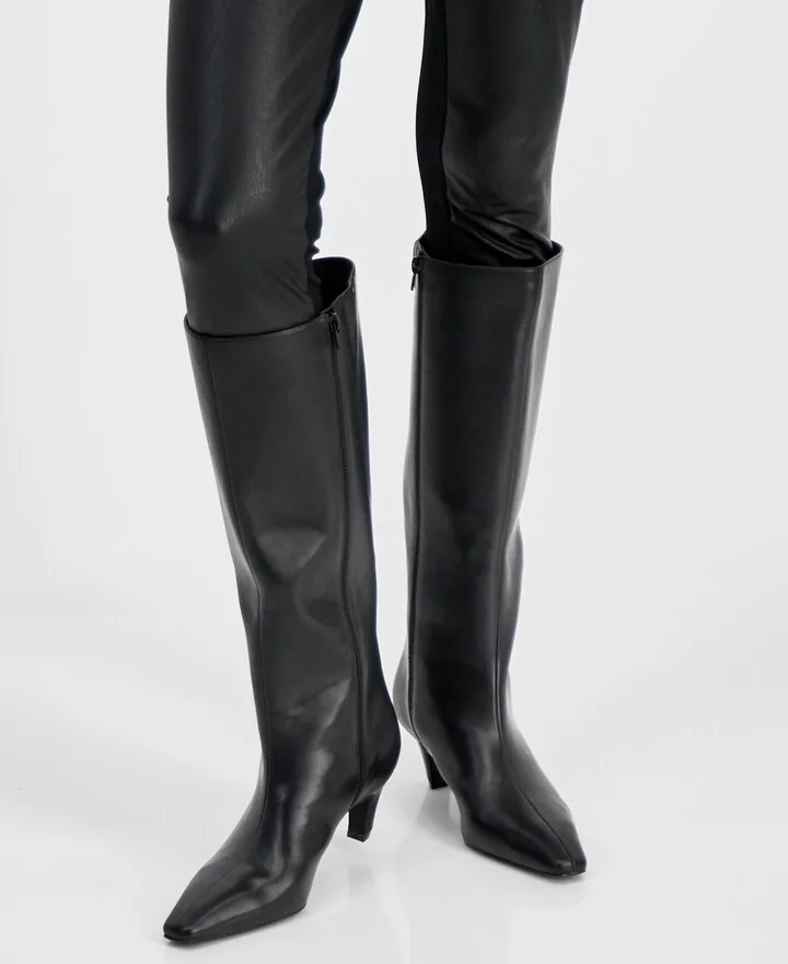I.n.c. International Concepts Women's Sameya Mid-Heel Knee High Boots, Created for Macy's - Image 6