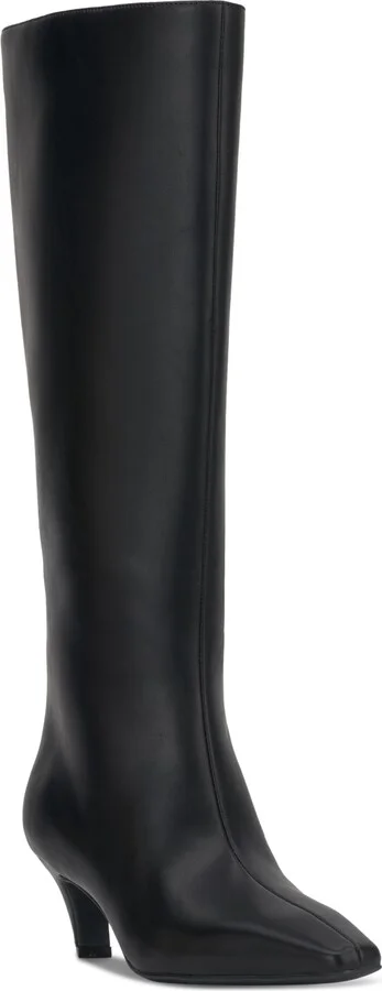 I.n.c. International Concepts Women's Sameya Wide-Calf Mid-Heel Knee High Boots, Created for Macy's