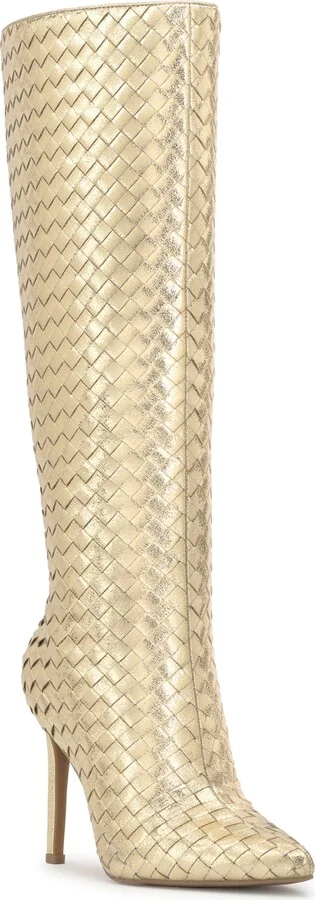 I.n.c. International Concepts Women's Savonia Woven Knee High Boots, Created for Macy's