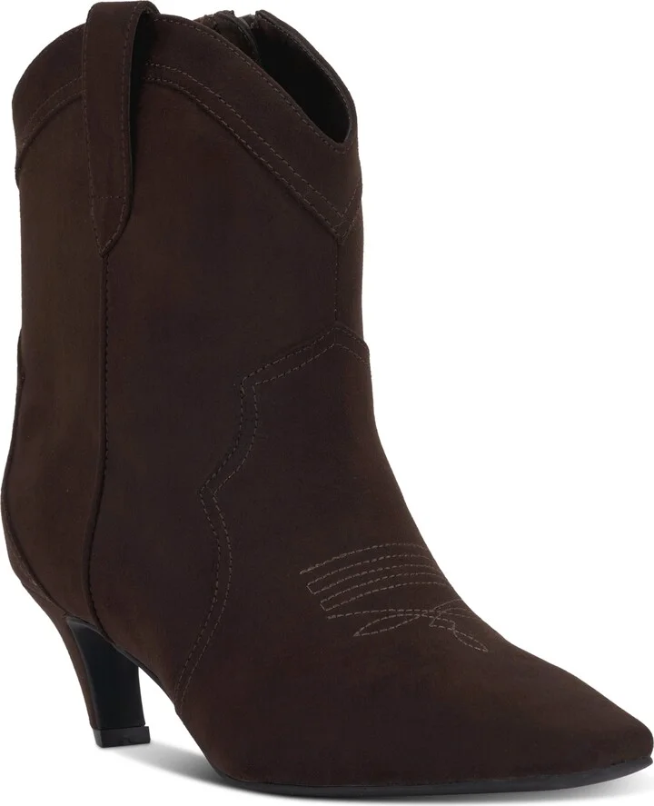 I.n.c. International Concepts Women's Secia Western Booties, Created for Macy's