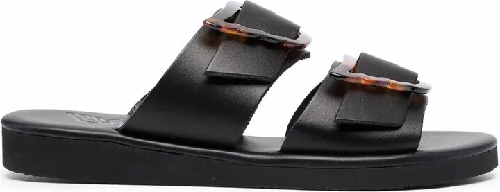 Iaso oversized buckle sandals