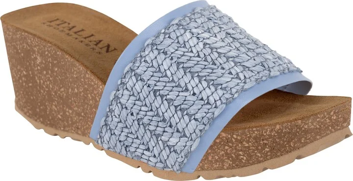 Ibbie Platform Wedge Slide Sandal