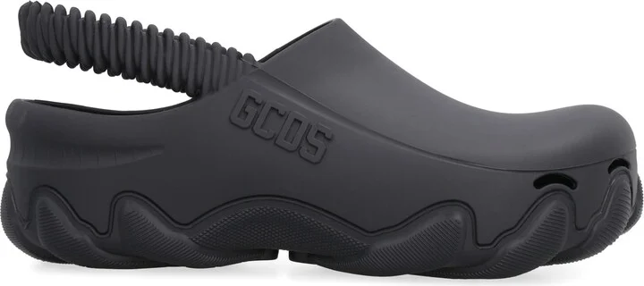 Ibex Logo Detail Rubber Mules - Image 2