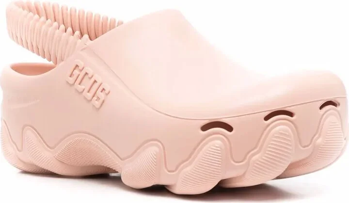 Ibex logo-embossed slingback clogs - Image 2