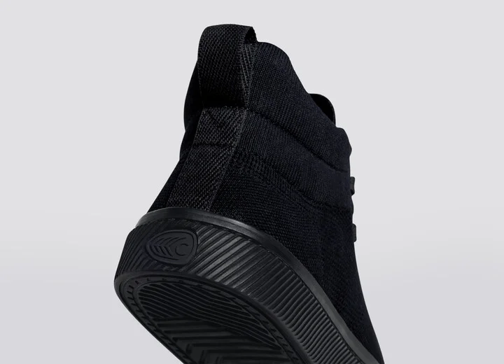IBI High All Black Knit Sneaker Men - Image 6