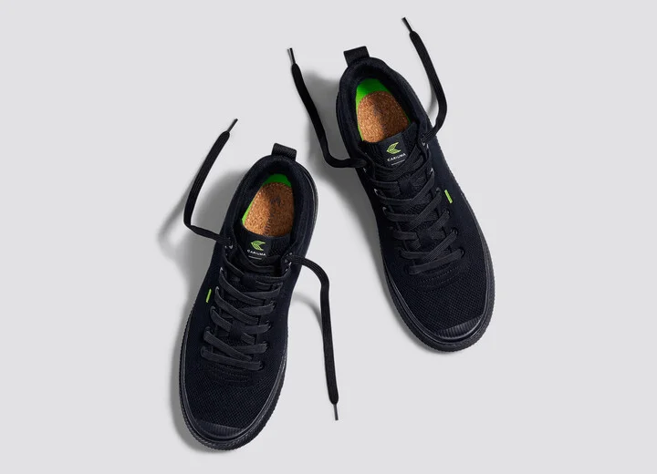 IBI High All Black Knit Sneaker Men - Image 7
