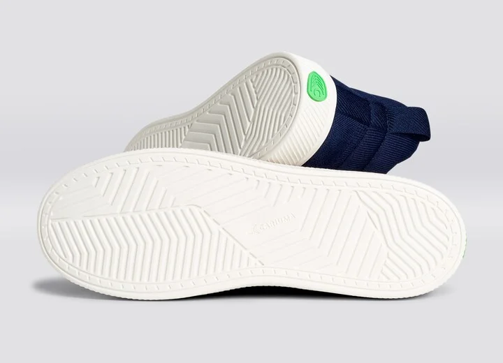 IBI High Navy Knit Sneaker Men - Image 5