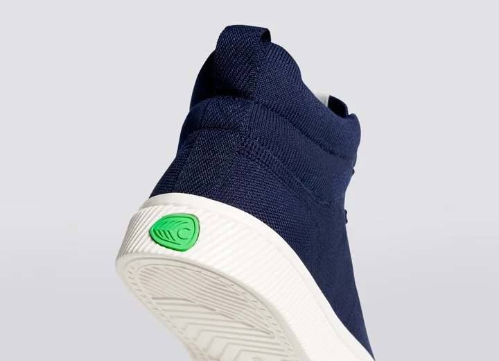 IBI High Navy Knit Sneaker Men - Image 6