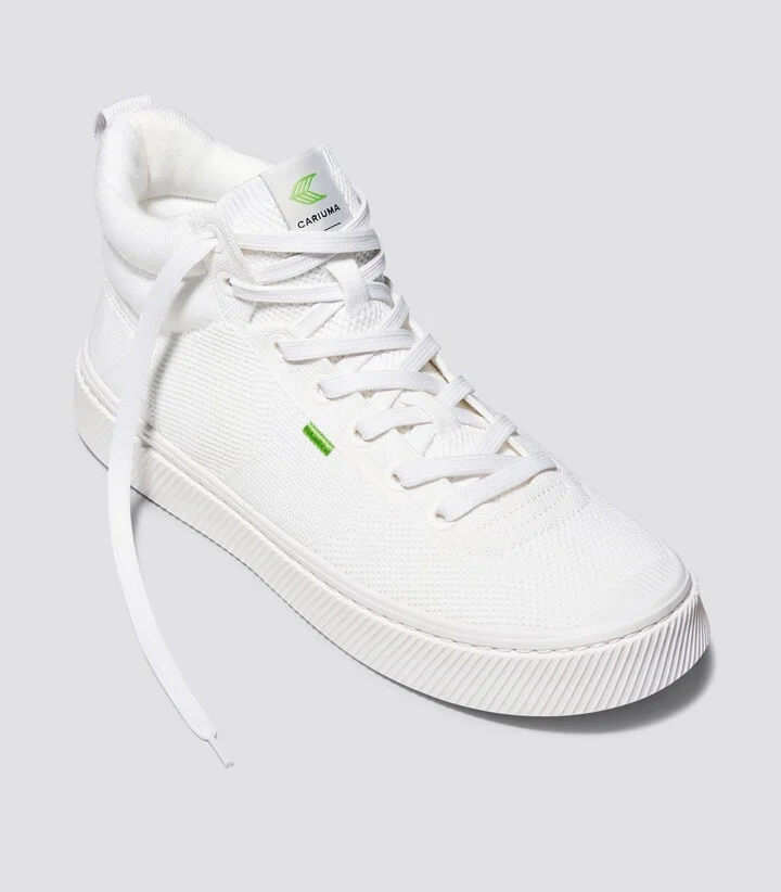 IBI High Off White Knit Sneaker Men - Image 2