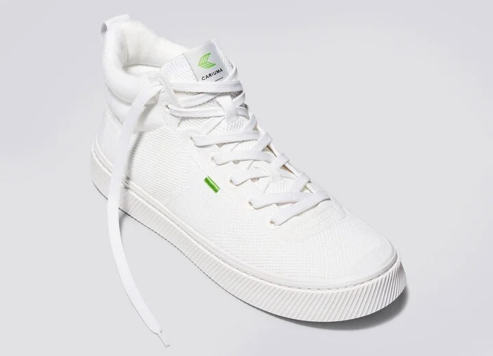 IBI High Off White Knit Sneaker Men - Image 4