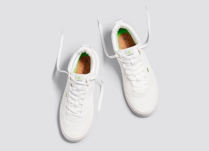 IBI High Off White Knit Sneaker Men - Image 7