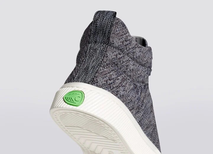 IBI High Stone Grey Knit Sneaker Men - Image 6
