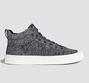 IBI High Stone Grey Knit Sneaker Men - Image 9