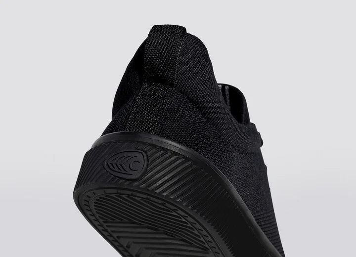 IBI Low All Black Knit Sneaker Men - Image 7