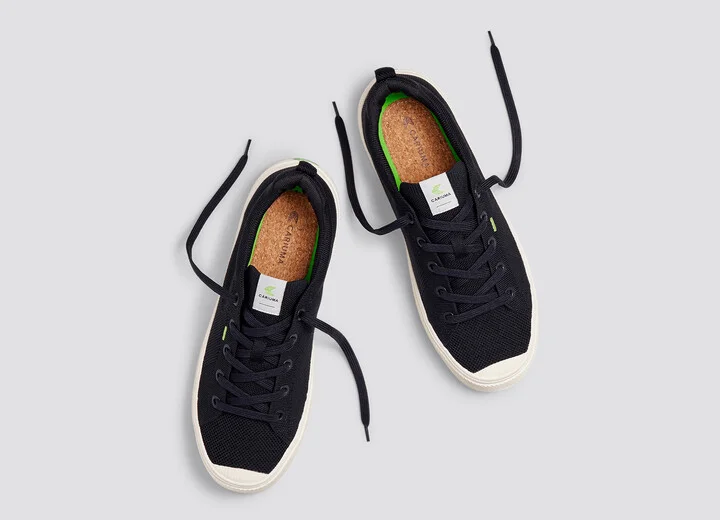 IBI Low Black Knit Sneaker Men - Image 8