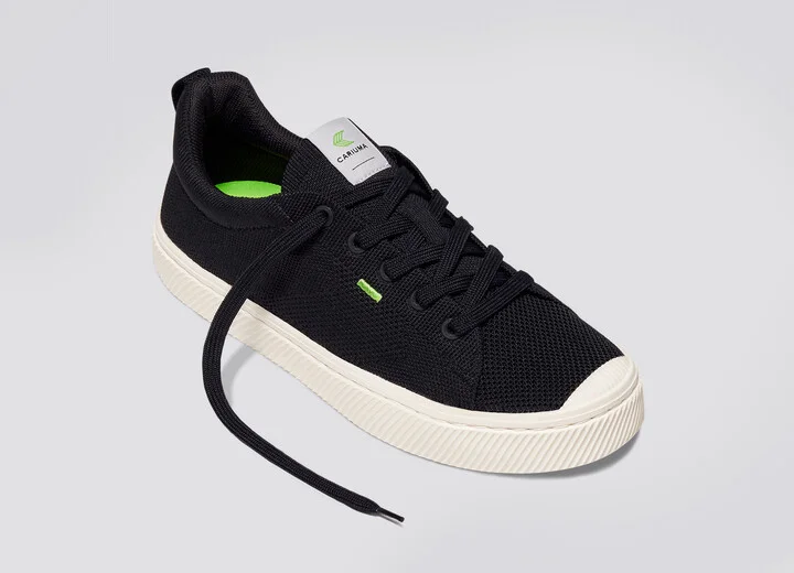 IBI Low Black Knit Sneaker Women - Image 4